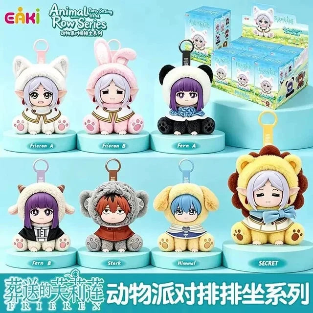 FRIEREN - Animal Party Sit - Blind Box Vinyl Face Plush (6pcs) - 14cm