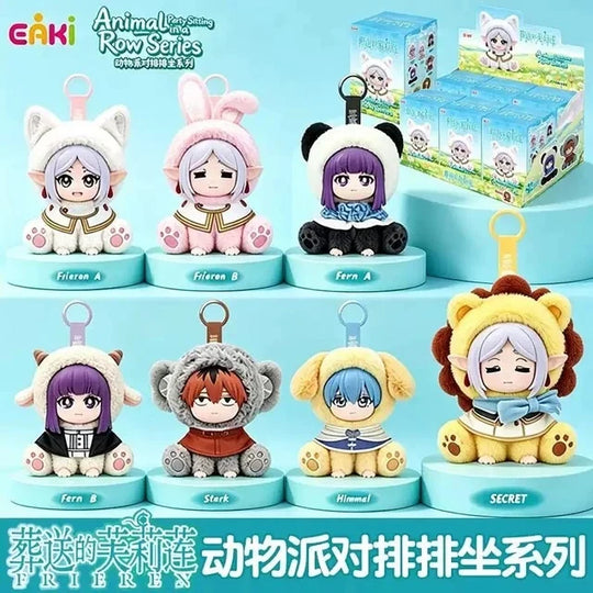 FRIEREN - Animal Party Sit - Blind Box Vinyl Face Plush (6pcs) - 14cm