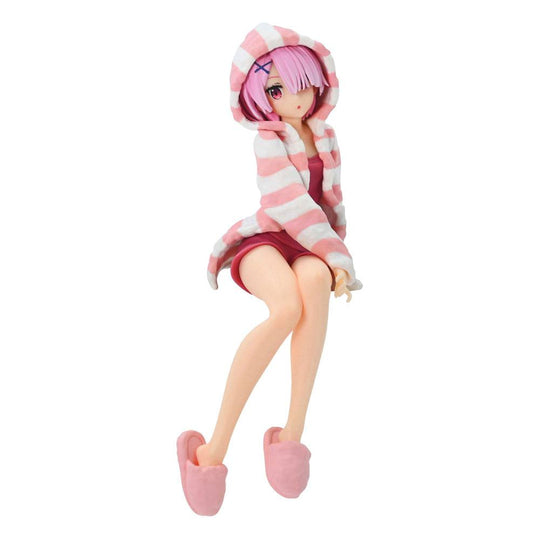 RE ZERO - Ram "Room Wear" - Statue PVC Noodle Stopper 14cm