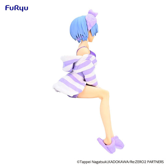 RE ZERO - Rem "Room Wear Purple"  - Statue PVC Noodle Stopper 14cm
