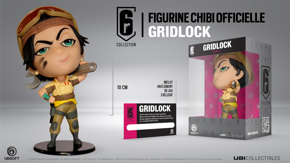 SIX COLLECTION Series 5 - Figure Gridlock Chibi (Official Ubisoft)