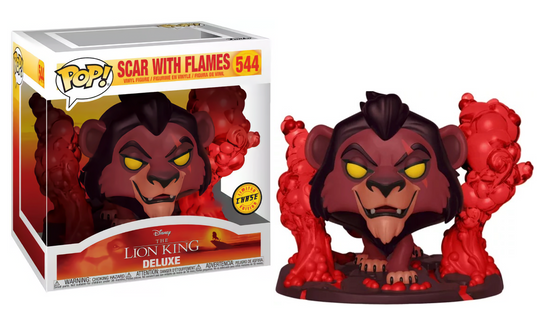 THE LION KING - POP Deluxe N° 544 - Scar in Flames with Chase