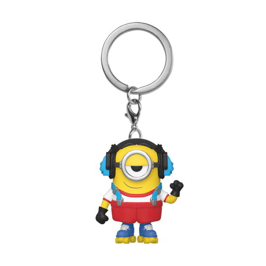 MINIONS 2 - Pocket Pop Keychain - Roller Skating Stuart