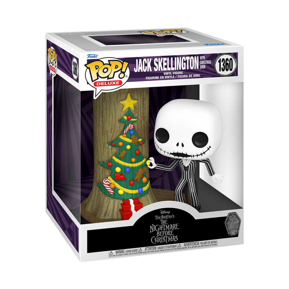 NBX "30TH ANNIV." - POP Deluxe N° 1360 - Jack with Christmas Town Door