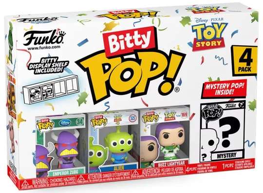 TOY STORY - Bitty Pop 4 Pack 2.5cm - Zurg