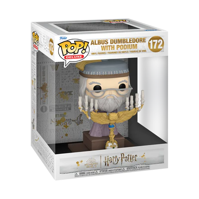 HARRY POTTER 3 - POP Deluxe N° 172 - Dumbledore with Podium