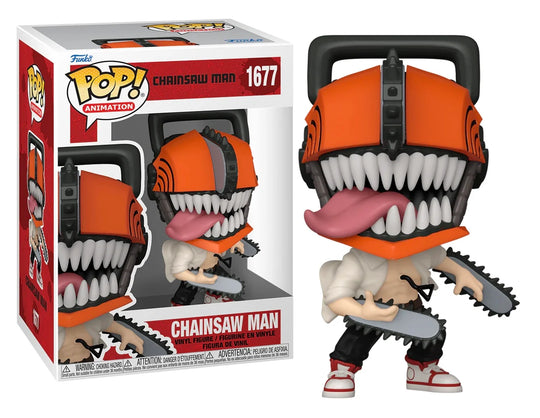 CHAINSAW MAN - POP Animation N° 1677 - Chainsaw Man with Chase (BD)