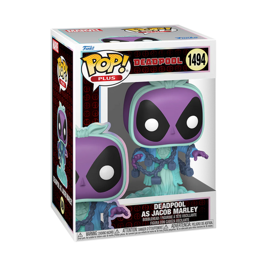 DEADPOOL - POP Plus N° 1494 -Deadpool As Jacob Marley