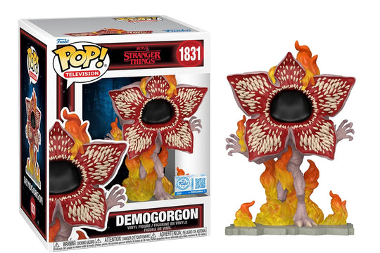 STRANGER THINGS - POP Premium N°1831- Demorgogon (On Fire)