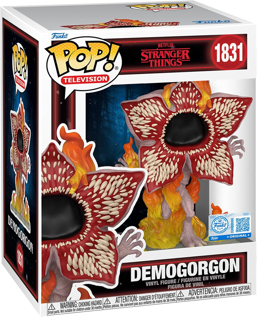 STRANGER THINGS - POP Premium N°1831- Demorgogon (On Fire)