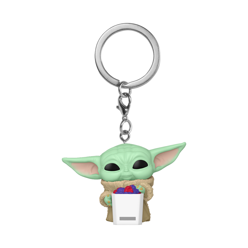 MANDALORIAN & GROGU - Pocket Pop Keychains - Grogu With Snack