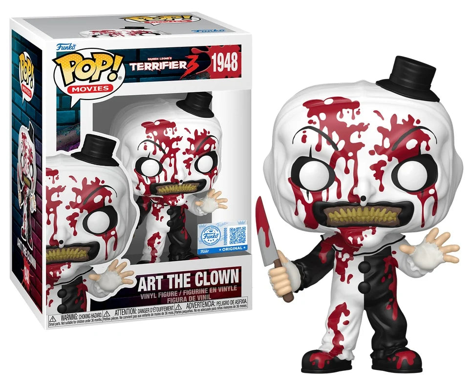 TERRIFIER - POP Movies N° 1948 - Art the Clown (BD) with Chase