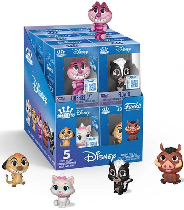 DISNEY ANIMALS - Vinyl Figures (BOX 12 Figures)