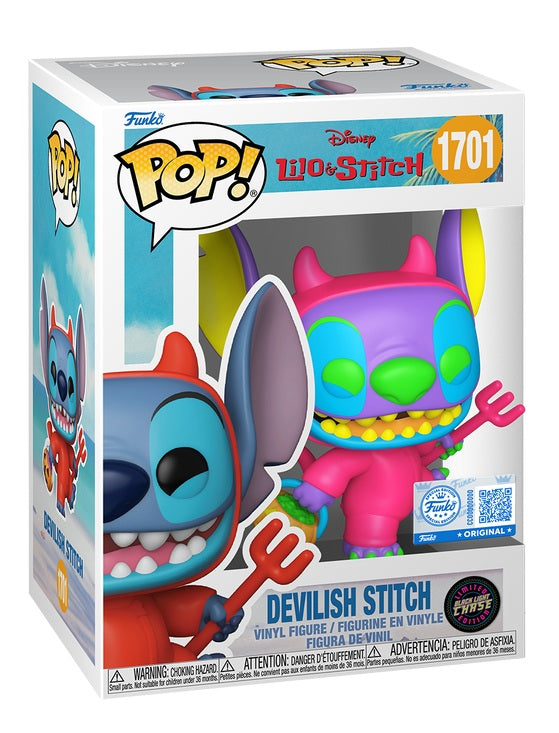 LILO & STITCH - POP Disney N° 1701 - Stitch as Devil with Chase