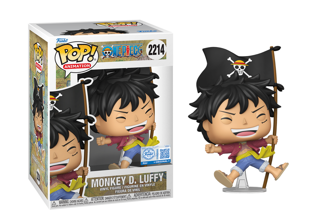 ONE PIECE - POP Animation N° 2214 - Luffy With Flag