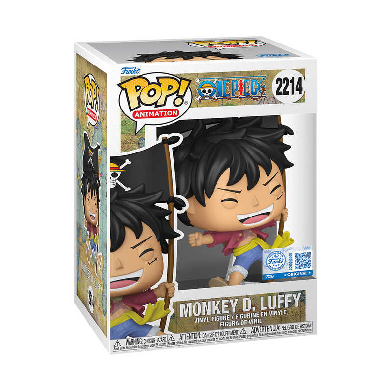 ONE PIECE - POP Animation N° 2214 - Luffy With Flag