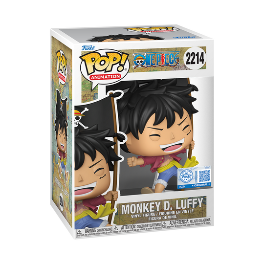 ONE PIECE - POP Animation N° 2214 - Luffy With Flag