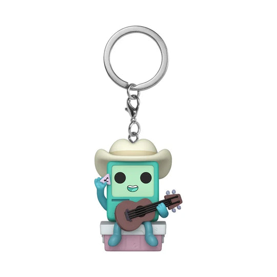 ADVENTURE TIME - Pocket Pop Keychain - Cowboy BMO with guitar
