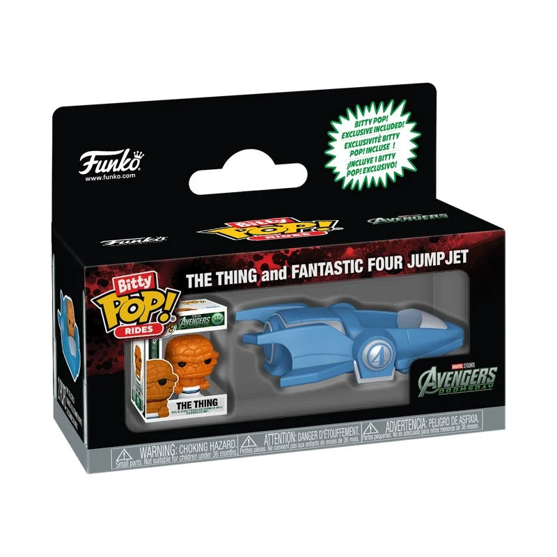 AVENGERS DOOMSDAY -Bitty Pop Ride -The Thing & Fantastic Four Jump Jet