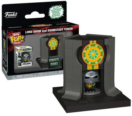 AVENGERS DOOMSDAY - Bitty Pop Town - Lord Doom & Doomstadt Tower