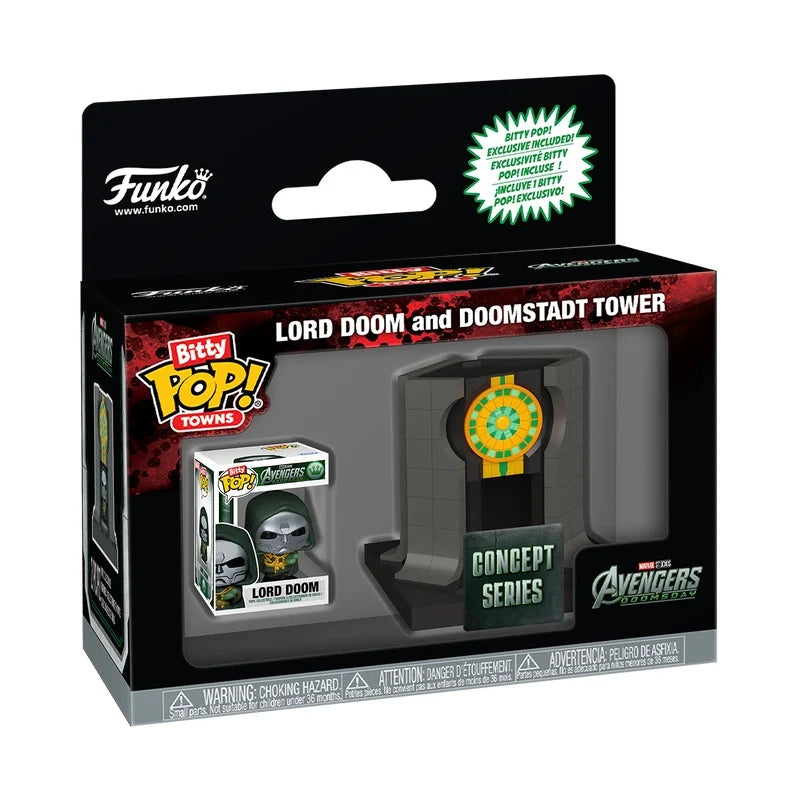 AVENGERS DOOMSDAY - Bitty Pop Town - Lord Doom & Doomstadt Tower