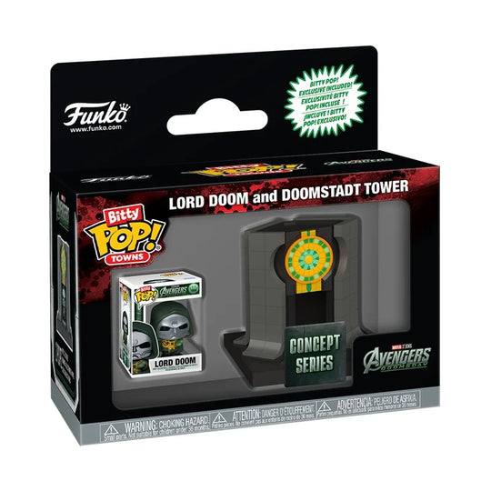 AVENGERS DOOMSDAY - Bitty Pop Town - Lord Doom & Doomstadt Tower