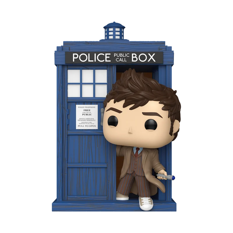 DOCTOR WHO - POP Ride DLX N° 318 - Tenth Doctor with TARDIS