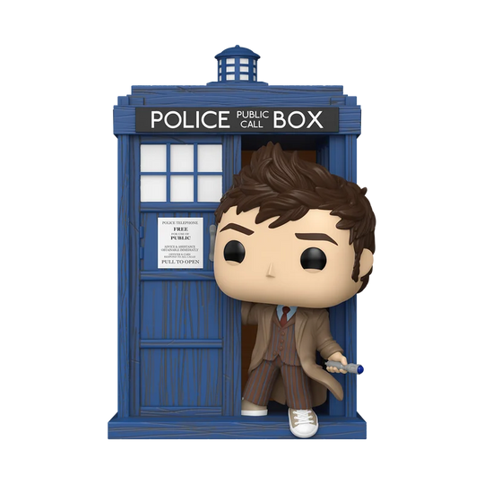 DOCTOR WHO - POP Ride DLX N° 318 - Tenth Doctor with TARDIS
