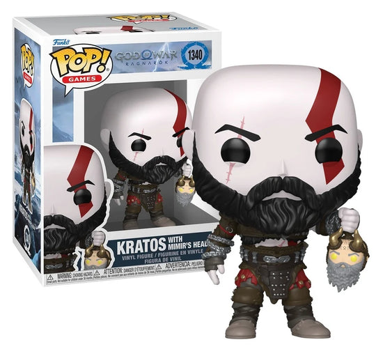 GOD OF WAR RAGNAROK - POP Games N° 1340 - Kratos with Mimir's Head