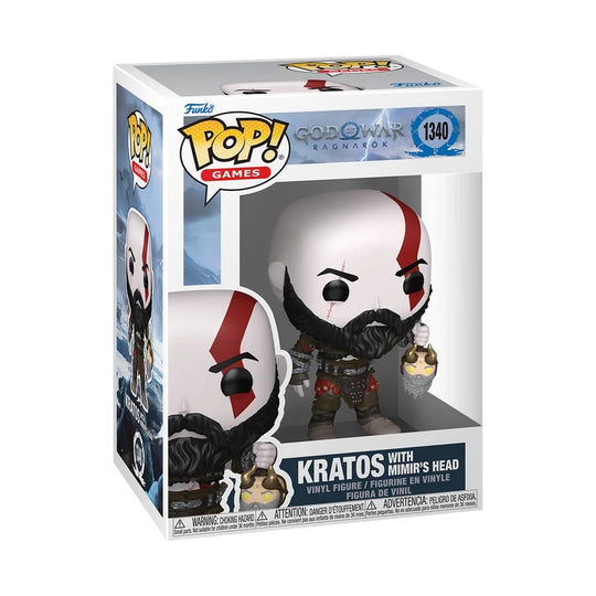 GOD OF WAR RAGNAROK - POP Games N° 1340 - Kratos with Mimir's Head