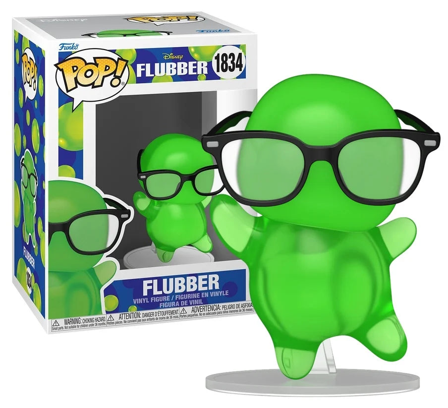 FLUBBER - POP Disney N° 1834 - Flubber with Glasses (Translucent)