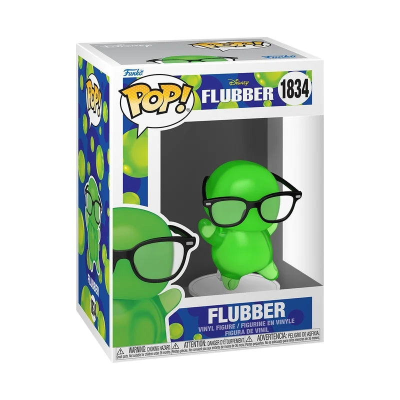 FLUBBER - POP Disney N° 1834 - Flubber with Glasses (Translucent)