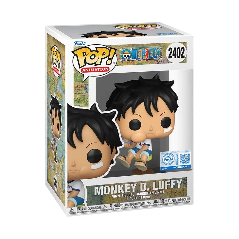 ONE PIECE - POP Animation N° 2402 - Kid Luffy eating Devil fruit