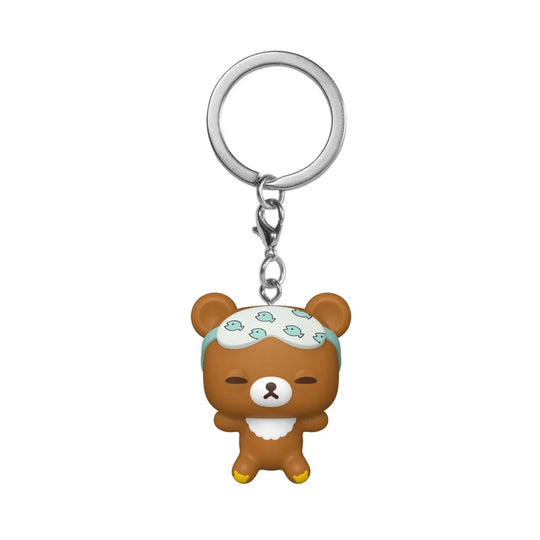 RILAKKUMA - Pocket Pop Keychain - Chairoikoguma Sleepy