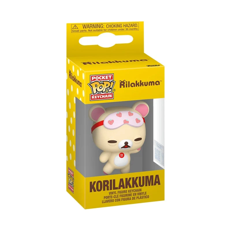 RILAKKUMA - Pocket Pop Keychain - Korilakkuma Sleepy