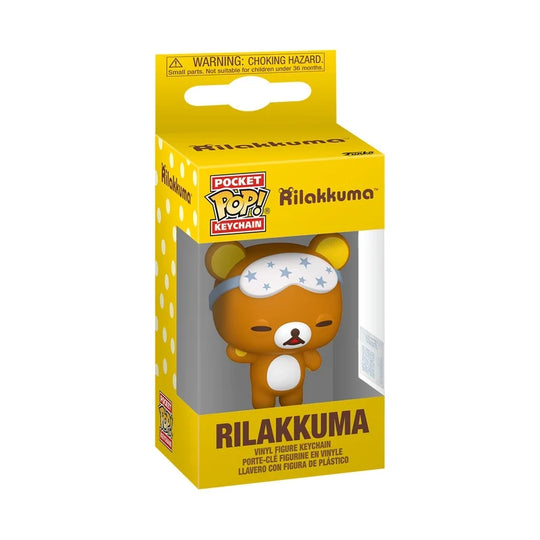RILAKKUMA - Pocket Pop Keychain - Rilakkuma Sleepy