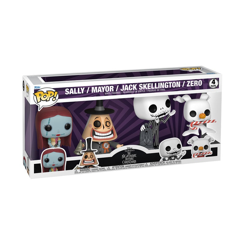 NIGHTMARE BEFORE CHRISTMAS - POP Disney - 4PK