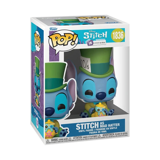 LILO & STITCH - POP Disney N° 1836 - Stitch as Mad Hatter
