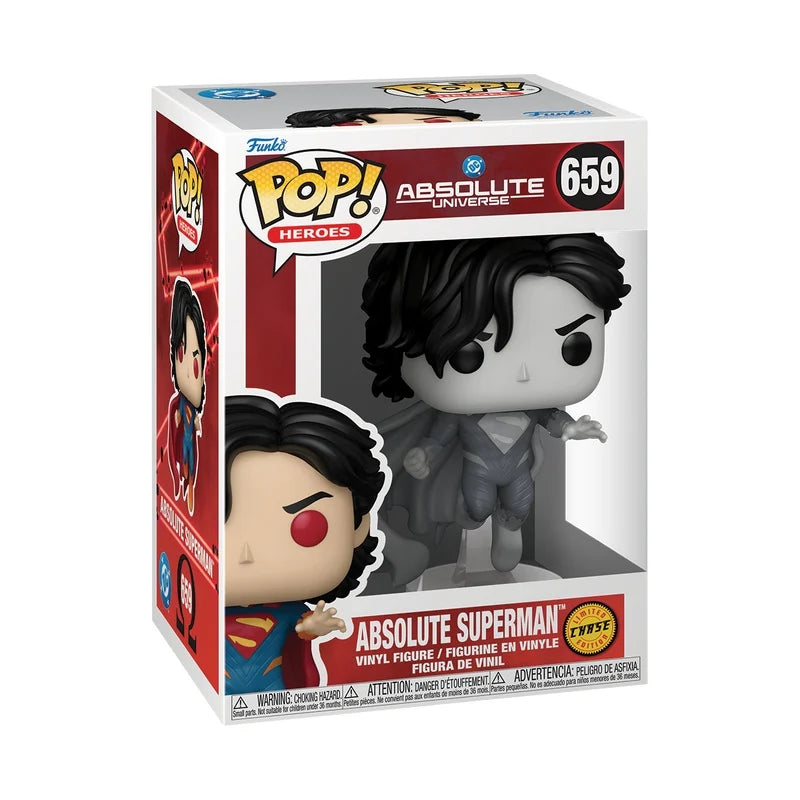DC - POP Heroes N° 659 - Absolute Superman with Chase (B & W)