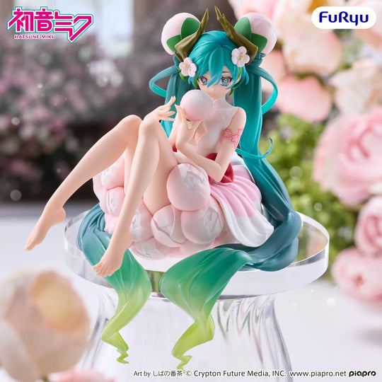 HATSUNE MIKU - Flower Fairy White Plum - Statue Noodle Stopper 12.5cm