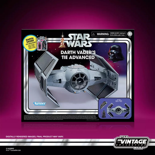 STAR WARS - Darth Vader's Tie Advanced - Figure Vintage Coll. 10cm