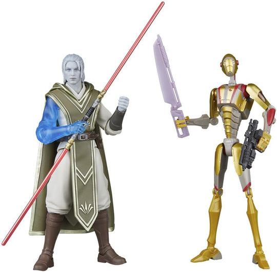 STAR WARS JEDI SURVIVOR - Dagan Gera & BX Droid - Black Series 15cm