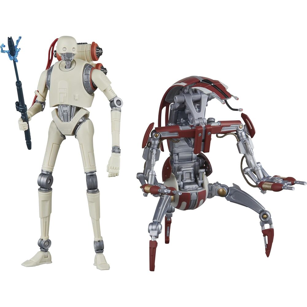 STAR WARS Jedi Survivor - KX Security Droid & Droideka 2Pk Figure 15cm
