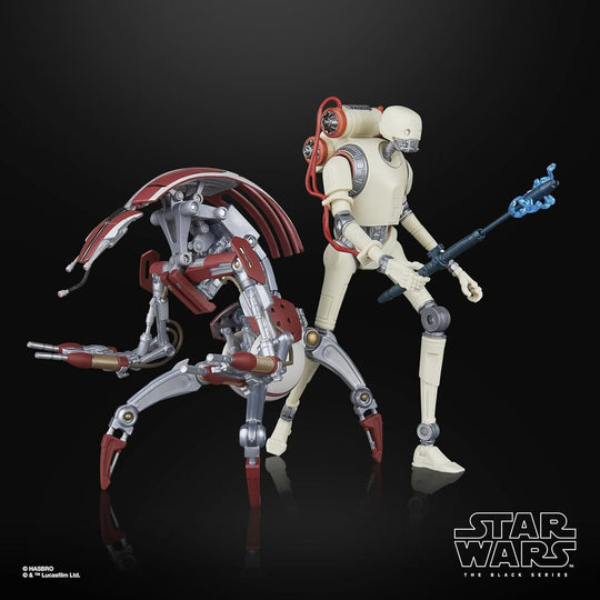STAR WARS Jedi Survivor - KX Security Droid & Droideka 2Pk Figure 15cm