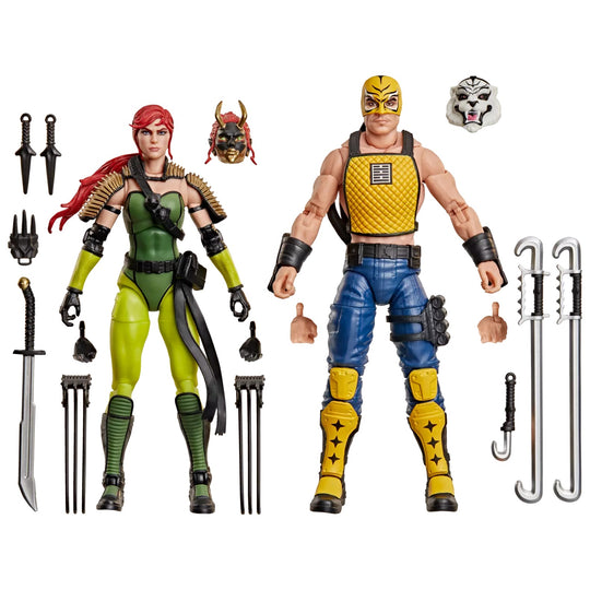 G.I. JOE - Ninja Force Scarlett & T'Jbang -Fig. Classified Series 15cm
