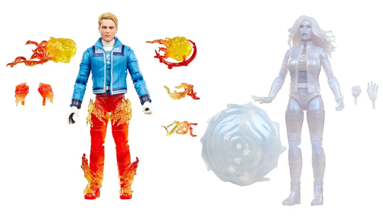 MARVEL - Invinsible Woman & Human Torch - Figure Legends Series 15cm