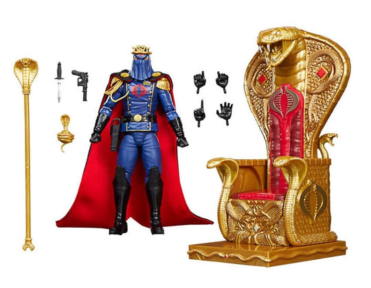 G.I. JOE - Cobra Commander in dress uniform & throne - Figure 15cm