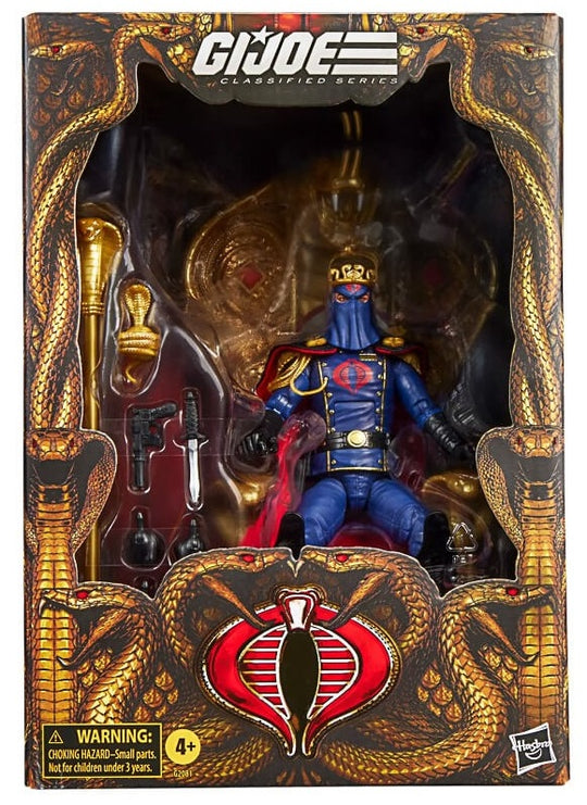 G.I. JOE - Cobra Commander in dress uniform & throne - Figure 15cm