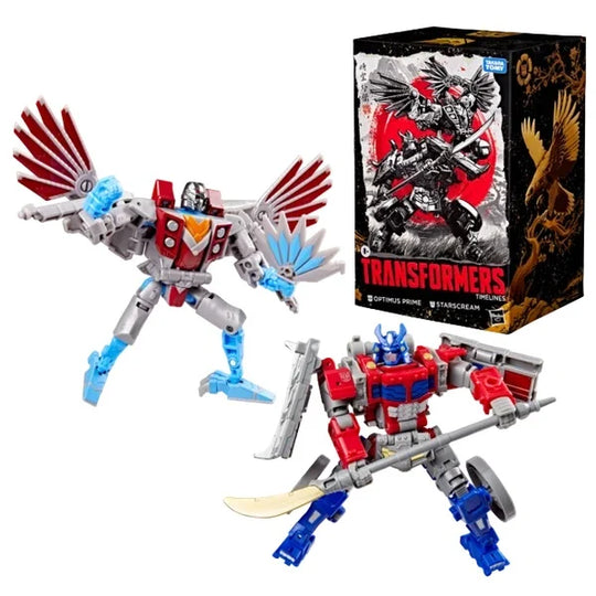 TRANSFORMERS - Optimus Prime & Starscream - Figure Timeline 12.5cm