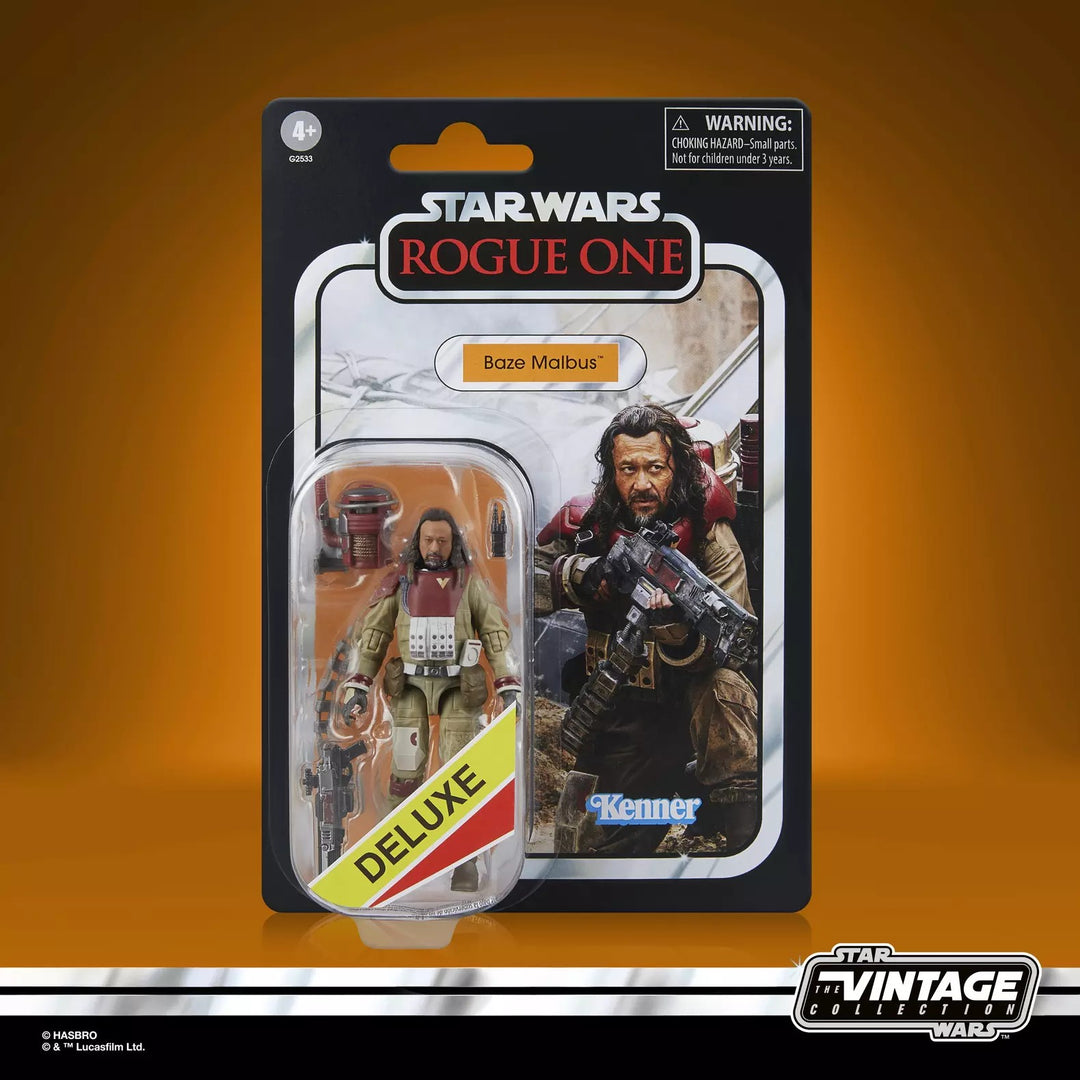 STAR WARS ROGUE ONE - Baze Malbus - Figure Vintage Collection 10cm